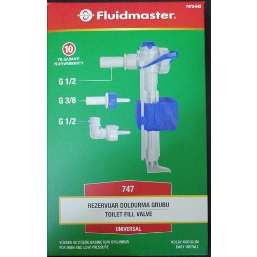 FLUİDMASTER YANDAN FLATÖR  (3/8-1/2-DİRSEKLİ)